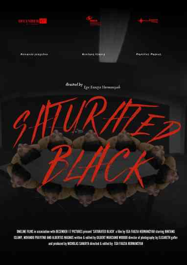 Saturated Black Poster