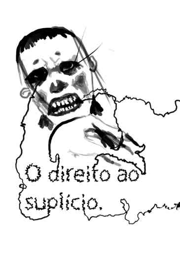 O direito ao suplício. Poster