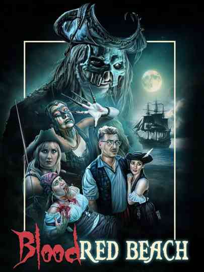 Blood Red Beach Poster