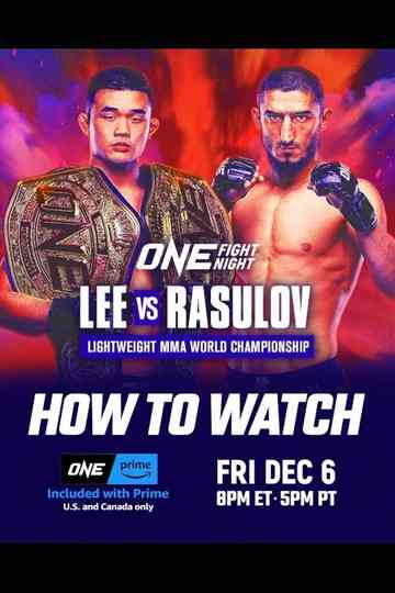 ONE Fight Night 26: Lee vs. Rasulov Poster
