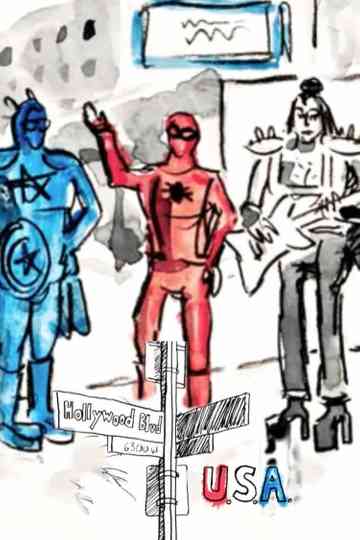 Hollywood Blvd, USA Poster