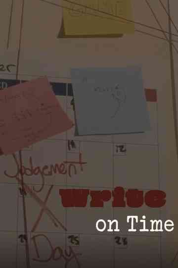 Write on Time Poster