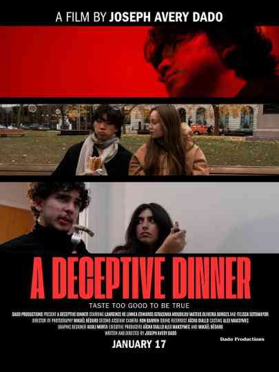 A Deceptive Dinner Poster