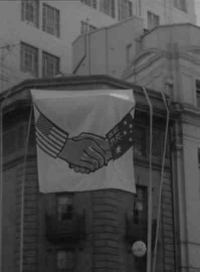 President Johnson's Visit Poster