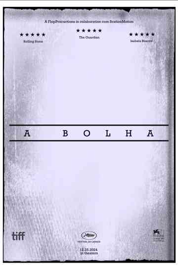 A bolha Poster