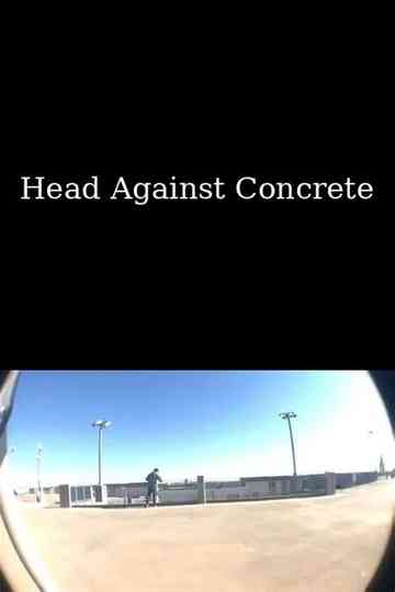 Head Against Concrete Poster