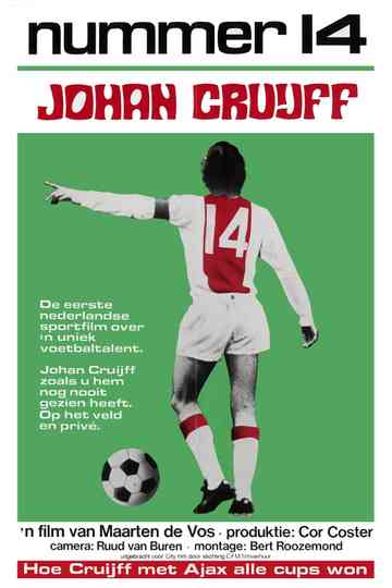 Nummer 14 Johan Cruijff Poster