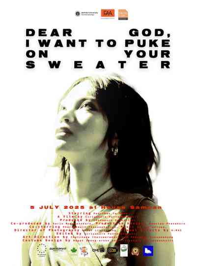 Dear God, I want to puke on your sweater Poster