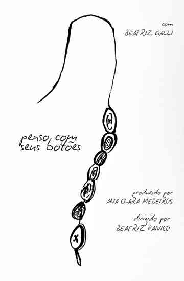 Penso com seus Botões Poster