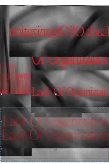 Lack Of Organization Poster