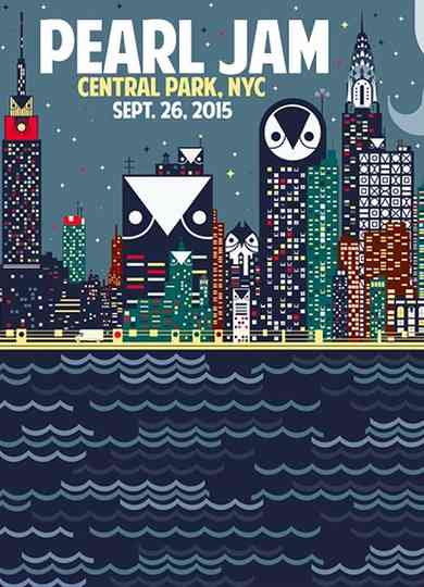 Pearl Jam: Global Citizens Festival - New York 2015 Poster