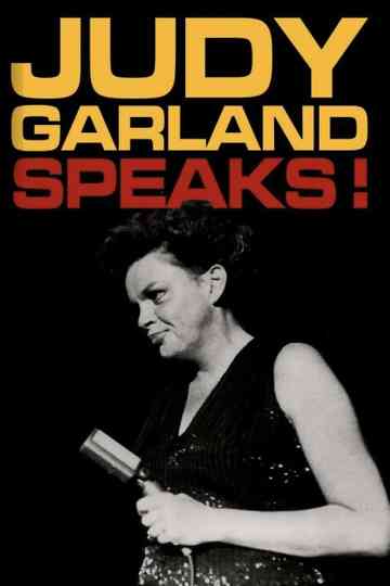 Judy Garland Speaks Poster