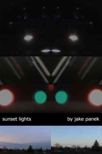 sunset lights Poster