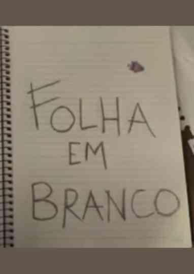Folha em branco Poster