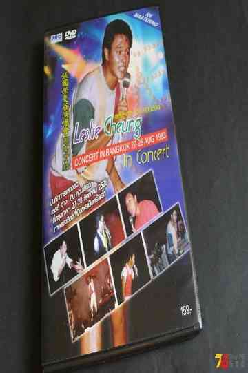 Leslie Cheung Kwok Wing World Tour Bangkok 1983 Poster