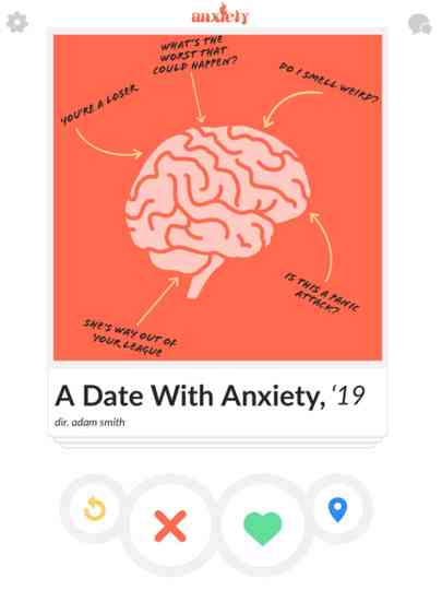 A Date with Anxiety Poster