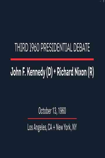 1960 Third Presidential Debate Poster