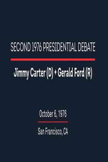 1976 Second Presidential Debate Poster