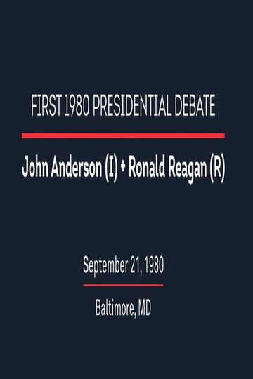 1980 First Presidential Debate