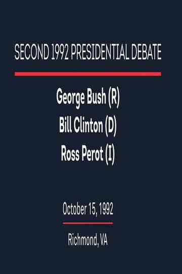 1992 Second Presidential Debate Poster