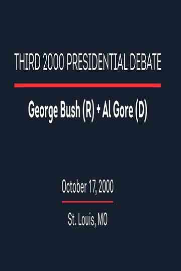 2000 Third Presidential Debate Poster