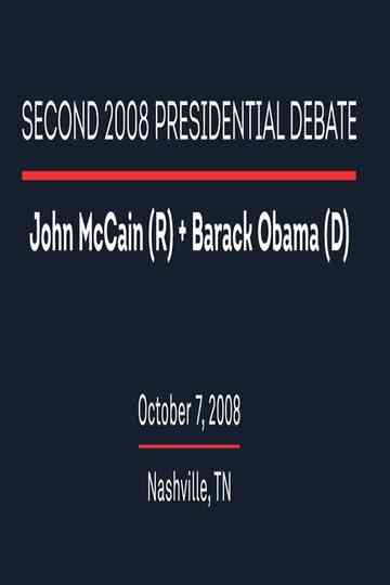 2008 Second Presidential Debate Poster