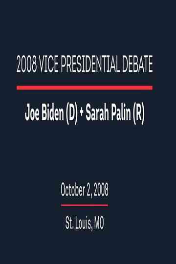 2008 Vice Presidential Debate Poster