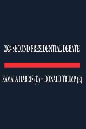 2024 Second Presidential Debate Poster