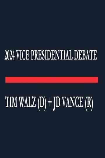 2024 Vice Presidential Debate Poster
