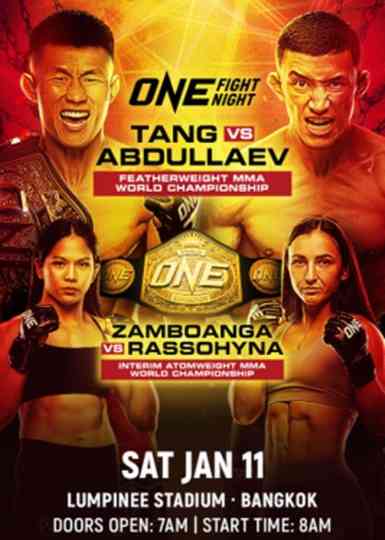 ONE Fight Night 27: Tang vs. Abdullaev Poster