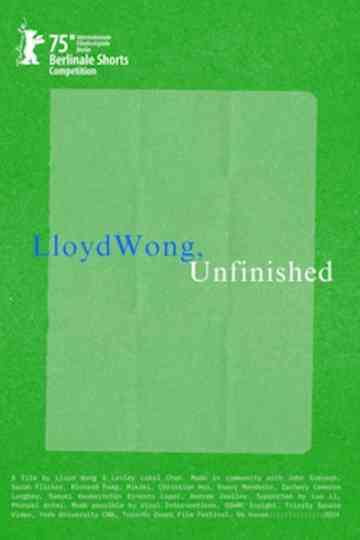 Lloyd Wong, Unfinished Poster