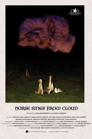 Horse Sings From Cloud Poster