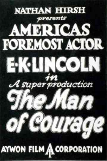 The Man of Courage Poster