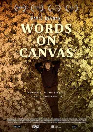 David Keenan - Words on Canvas Poster