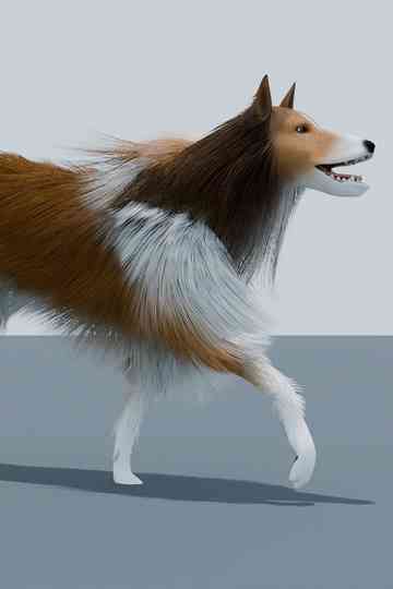 AN ANIMATED DOG READS JOHN BERGER, HARAWAY, AND KAFKA Poster