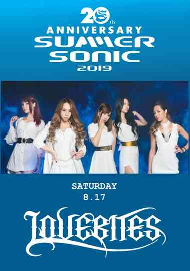 LOVEBITES - Live At Summer Sonic 2019 Poster