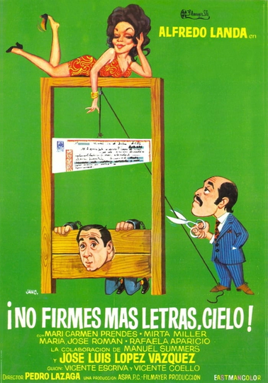 No firmes más letras cielo Poster