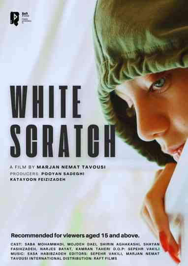 White Scratch Poster