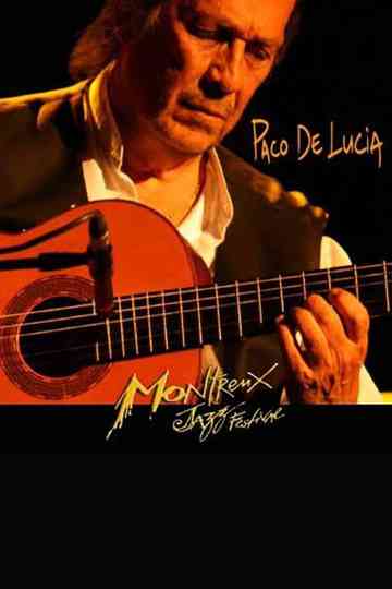 Paco de Lucia - Montreux Jazz Festival poster