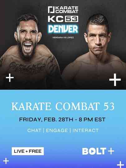 Karate Combat 53 Poster