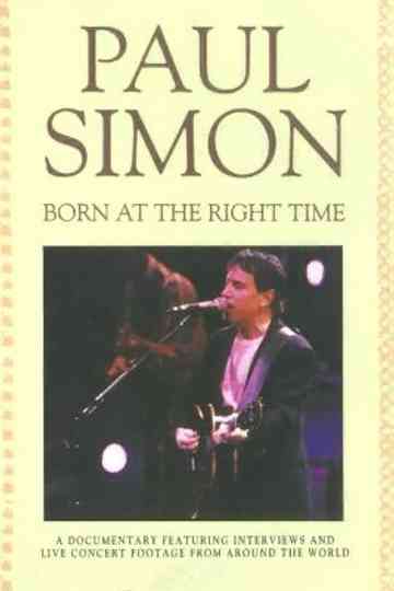 Paul Simon:  Born at the Right Time Poster