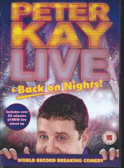 Peter Kay: Live & Back on Nights Poster