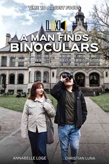 A Man Finds Binoculars Poster