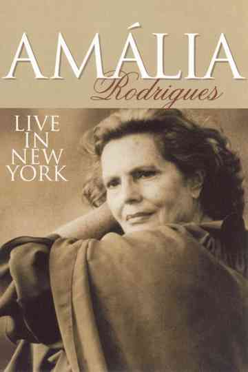Amalia Rodrigues Live In New York Poster