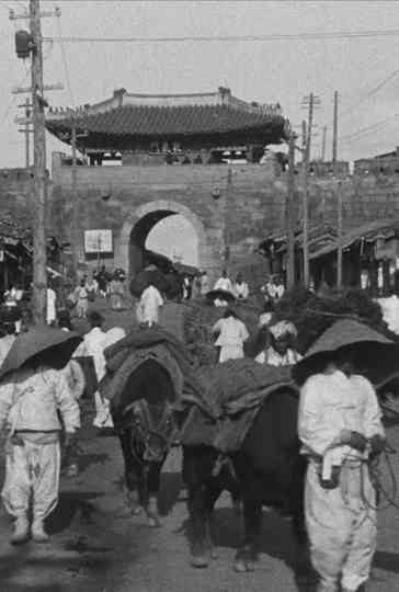 Corée : Vues de Séoul et du port de Chemulpo Poster