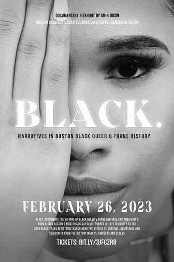 BLACK. Narratives in Boston Black Queer and Trans History Poster