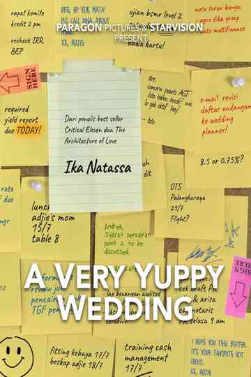 A Very Yuppy Wedding Poster