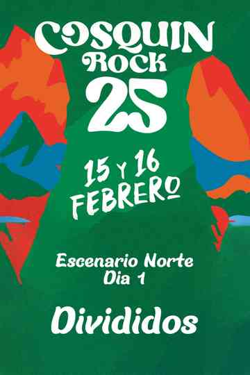 Divididos - Cosquín Rock 2025 Poster