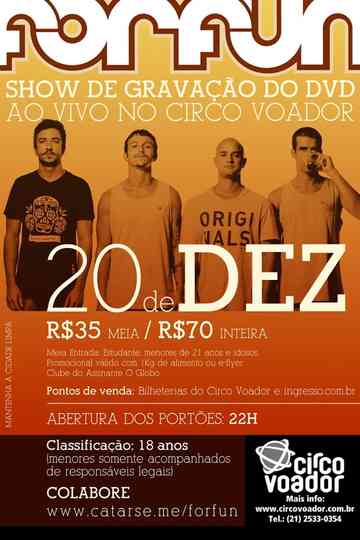 Forfun - Live at Circo Voador Poster