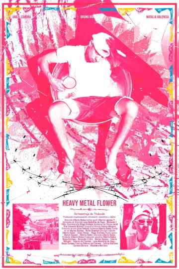 Heavy Metal Flower Poster